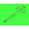 AM 32 092 03 AH 64 Apache M230 Chain Gun barrel (30mm), Pitot Tubes and tail antenna (resin, PE and turned parts)