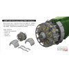 648852 A6M2 N Rufe engine complete PRINT 1 48 Eduard
