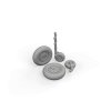 1/48 Bf 109K-4 wheels (EDUARD)