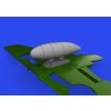 1/48 Bf 109K external fuel tanks (EDUARD)