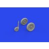 1/72 Bf 109G-2/G-4 wheels for bulged wings PRINT (EDUARD)