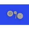 1/72 Bf 109G-2/G-4 wheels for bulged wings PRINT (EDUARD)