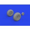 1/72 P-51D wheels block tread 2 (EDUARD)