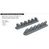 632135 P 40E exhaust stacks 1 32 Hasegawa