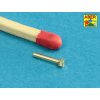1/16 Turned imitation of Hexagonal bolts 1,6 x  6,0 mm x 25 pcs.