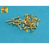 1/16 Turned imitation of Hexagonal bolts & nuts 1,6 x  4,0 mm x 15 pcs. And 1,6mm nuts x 10 pcs.