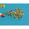 1/16 Turned imitation of Hexagonal bolts & nuts 1,6 x  4,0 mm x 15 pcs. And 1,6mm nuts x 10 pcs.
