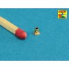 1/16 Turned imitation of Hexagonal bolts & nuts 1,6 x  4,0 mm x 15 pcs. And 1,6mm nuts x 10 pcs.