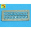 1/16 Wing nuts PE nuts with turned bolt x 30 pcs.