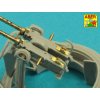 1/35 Two barrels to Browning ANM2 with flash hiders