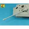 1/35 German 7,5cmKwK42L/70 gun barrel without muzzle brake for Panther Ausf. A/D/G or Panther II