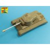 1/35 U.S 90 mm M3 barrel  with muzzle brake for T26E3 , Pershing