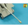 1/35 German 8,8cm Two part Pak 43/3 L/71 barrel for Jagdpanther Ausf G1 late & G2 (Takom)