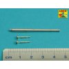 1/35 Barrels for BritishCruiser Tanks Mk.IIA, A10 Mk.IA and also Mk.I A9; 40mm 2pdr. +  2pcs. Besa MG