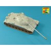 1/72 130 mm C-70 gun barrel for Soviet tank JS-7