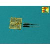 1/72 Set of two barrels for lMG 08/15 Spandau