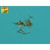 1/200 Set of 20 pcs 40 mm Bofors Mk.1 barrels for US Navy ships