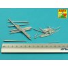 1/200 Main Armament for German battleship Scharnhorst: 280mm x 9; 150mm x 12; 105mm x 14