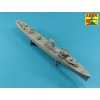 1/400 Set of barrels for Polish Destroyer Blyskawica; 102mm x 8; 40mm x 4; 20mm x 4