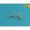 1/400 Set of barrels for Polish Destroyer Blyskawica; 102mm x 8; 40mm x 4; 20mm x 4