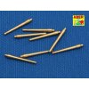 1/700 Set of 8 pcs 381mm short barrels for turrets with antiblast covers ships Hood