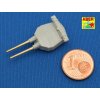 1/700 Set of 8 pcs 381mm short barrels for turrets with antiblast covers ships Hood