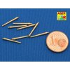 1/700 Set of 8 pcs 381mm short barrels for turrets with antiblast covers ships Hood