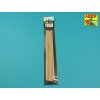 Wood round rods 5mm length 245mm x 6 pcs.