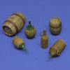 1/16 Wicker Bottles and small barrels