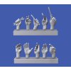 1/16 Assorted hands set No. 4