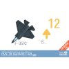1/700 Clear Painted Colorful U.S. Navy Gerald R. Ford-class aircraft carrier- USS Gerald R. Ford CVN-78
