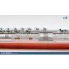 1/700 Clear Painted Colorful U.S. Navy Gerald R. Ford-class aircraft carrier- USS Gerald R. Ford CVN-78