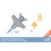 1/700 Clear Painted Colorful U.S. Navy Gerald R. Ford-class aircraft carrier- USS Gerald R. Ford CVN-78