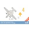 1/700 Clear Painted Colorful U.S. Navy Gerald R. Ford-class aircraft carrier- USS Gerald R. Ford CVN-78