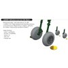 6481058 P 40E wheels cross tread 1 48 Eduard