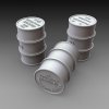 1/48 German fuel drums - WWII 15pcs.