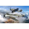 Plastic ModelKit letadlo 03770 - Messerschmitt Bf109E & Junkers Ju87B Stuka (1:144)