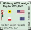 197105 1 3dl53014 space rekl us navy ww2 ensign flag for cvl cve 1 350 rev0