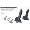 6481173 Spitfire Mk.Vc undercarriage legs PRINT 1 48 Eduard