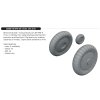 624008 Bf 109G 5 6 wheels 1 24 Airfix
