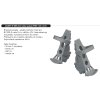 624009 Bf 109G 5 6 rudder pedals PRINT 1 24 Airfix