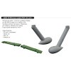 624013 Bf 109G balance weights PRINT 1 24 Airfix