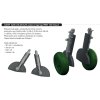 6481171 Spitfire Mk.I II Va Vb undercarriage legs PRINT 1 48 Eduard