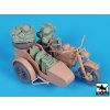 1/16 R 75 with sidecar accessories set (for Freedom model kits)