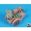 1/16 R 75 with sidecar accessories set (for Freedom model kits)