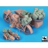 1/16 R 75 with sidecar accessories set (for Freedom model kits)
