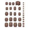 WOOD BARRELS - BASING BITS 32 pieces