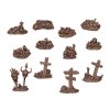 BONES REMAINS - BASING BITS 12 pieces