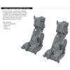 672456 F 14D ejection seats PRINT 1 72 Tamiya