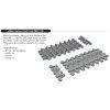 635044 Merkava Mk.I II tracks PRINT 1 35